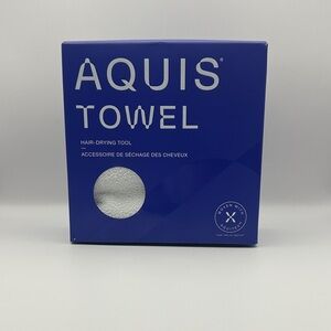 Aquis Hair-Drying Towel in White